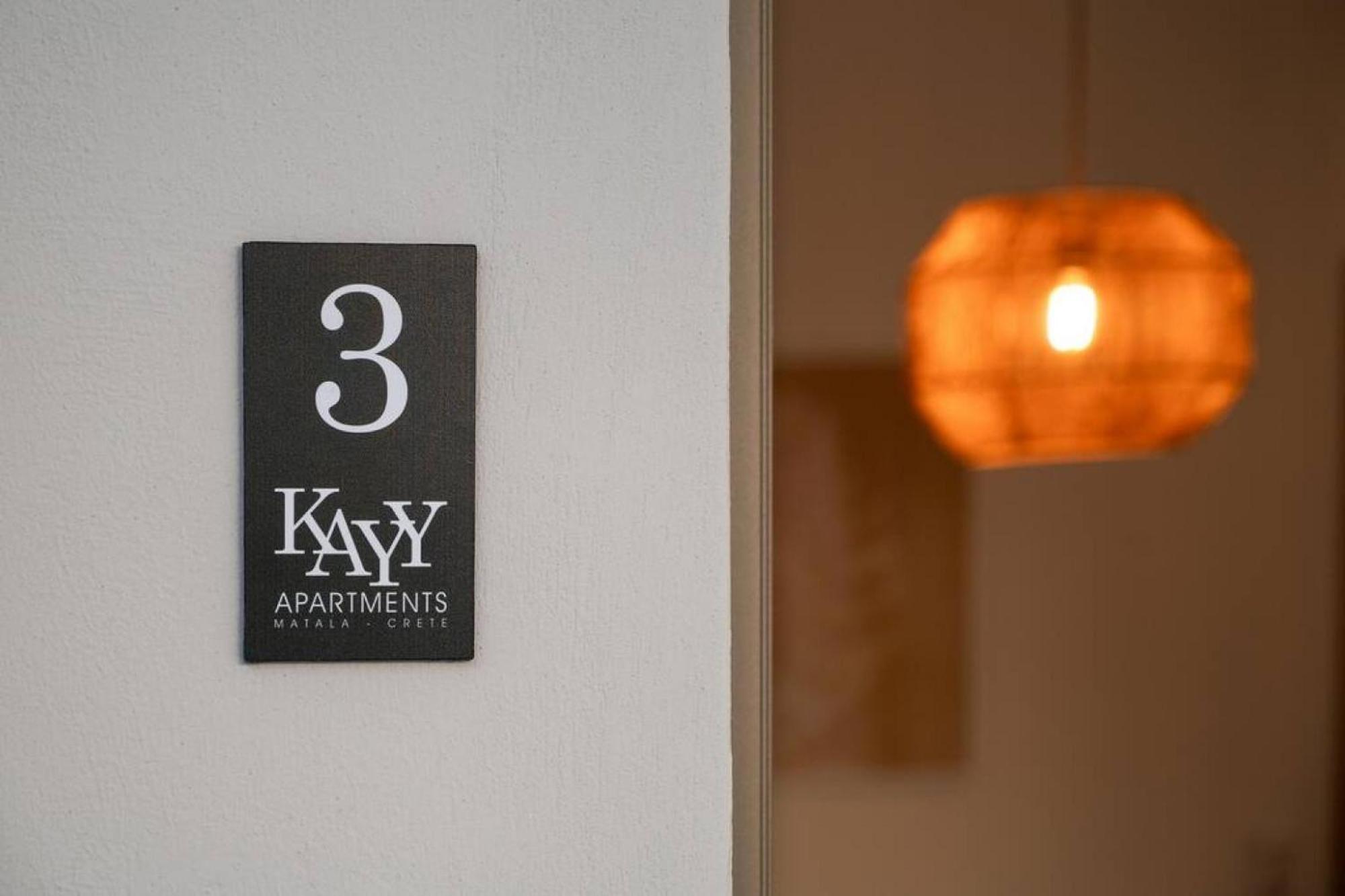 Kayy Apartments 3 In Matala Экстерьер фото